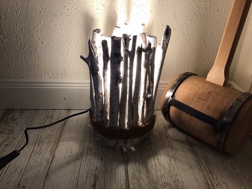 Treibholz lampe weiß - treibholz,