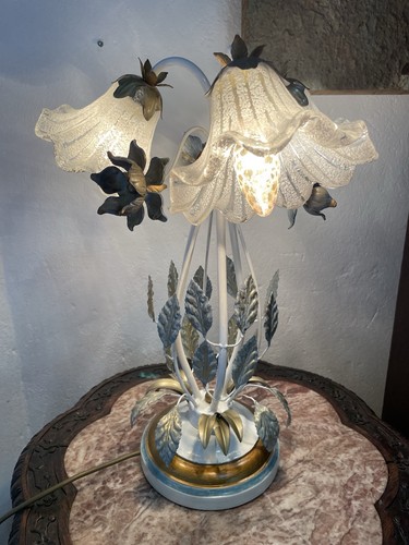 Antik stehlampe floraler - in,