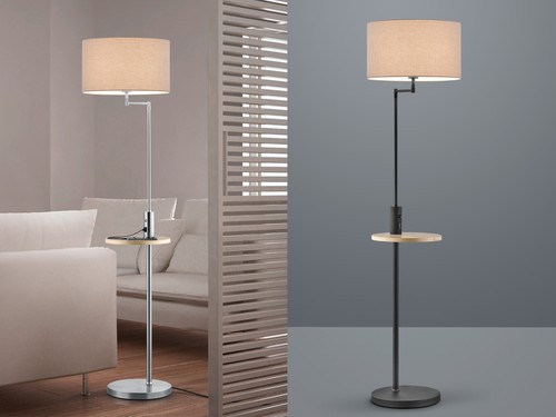 Stehlampen mit stoffschirm - mit,