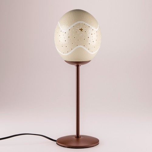 Tischlampe straußenei 1 - tischlampe, "1