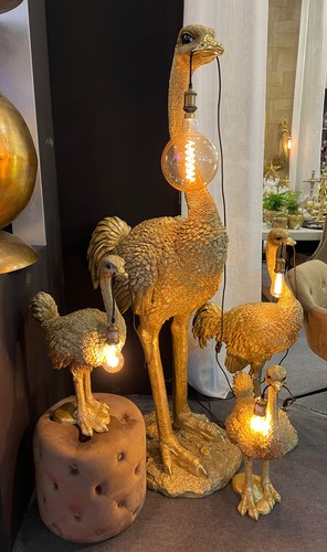 Stehlampe vogel strauss - stehlampe, 66