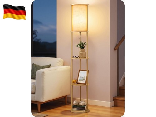 Stehlampe mit regal dimmbar 3 - mit,