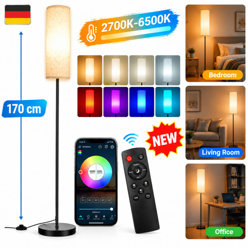 Stehlampe modern rgb smart - modern,