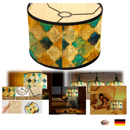 Retro bambus lampenschirm - retro,